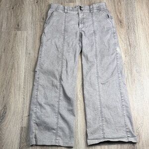 Democracy Ab Solution Grey Skyrise Wide Leg Jeans Size 12